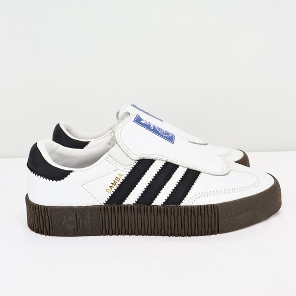 Adidas Women's Sambarose Samba Eazy "White Gum" Slip On Sneaker Size 8.5 - Picture 2 of 10